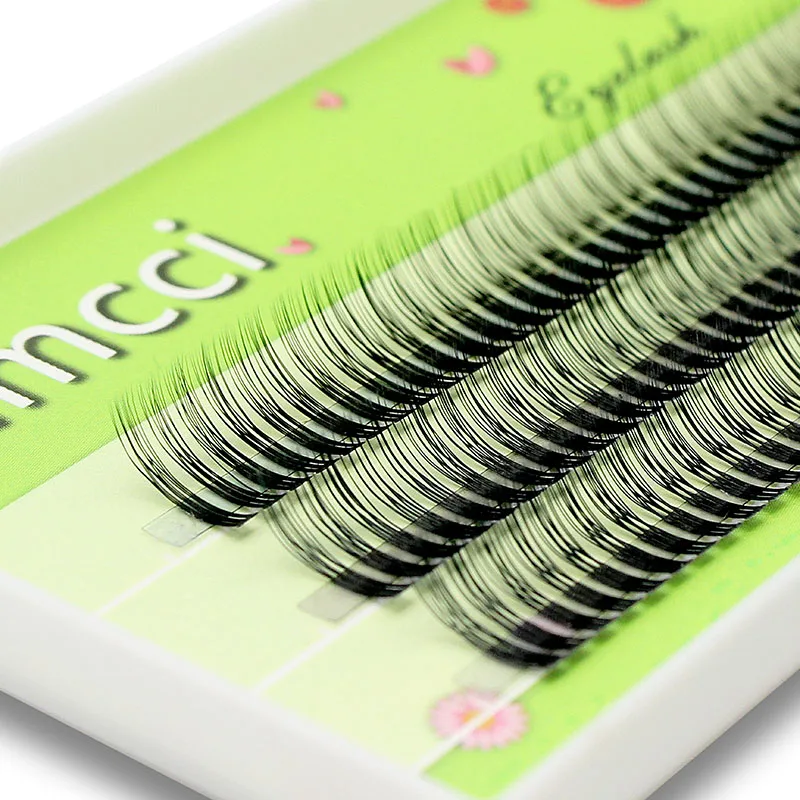 

Kimcci 120 Bundles 2 Layers 3D Eyelash Extension Natural Russian Volume Faux Eyelashes Individual Cluster Lashes Makeup Cilios