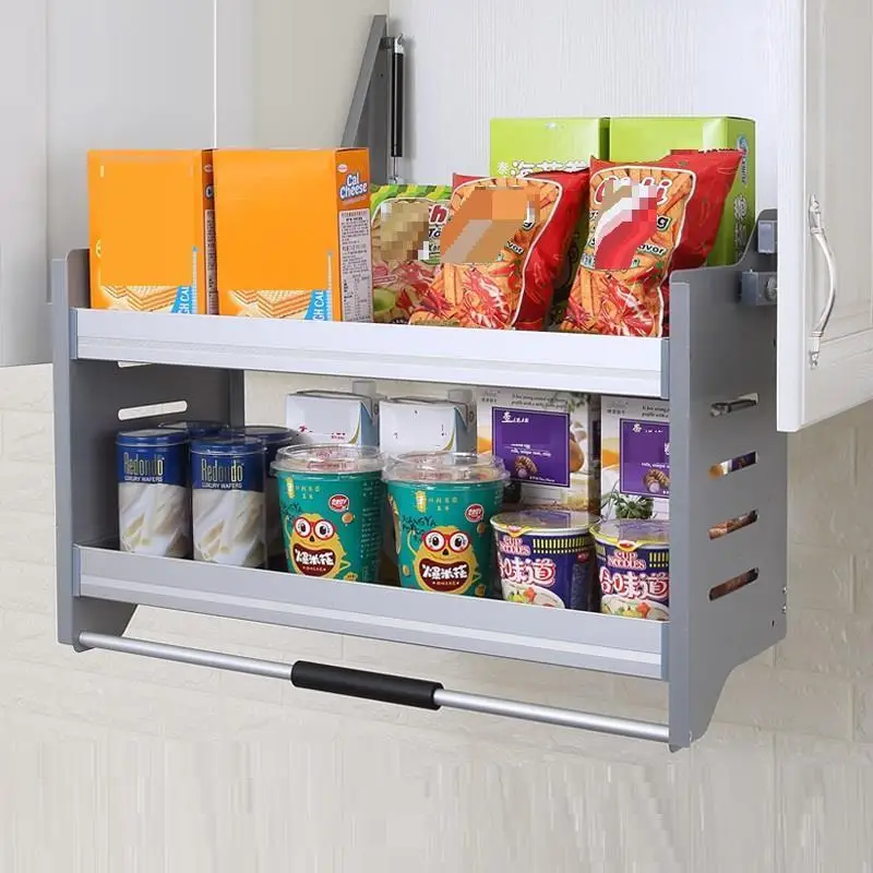 Colgar En La Ducha Mutfak Kuchnia Pantries Органайзер из нержавеющей стали, подвесной кухонный шкаф Cozinha, кухонный шкаф, корзина для хранения