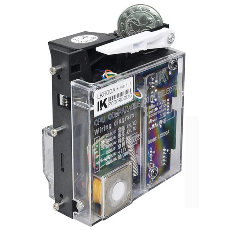 LK 800A + расширенный Топ вход механический Монетный Селектор монета акцептор для