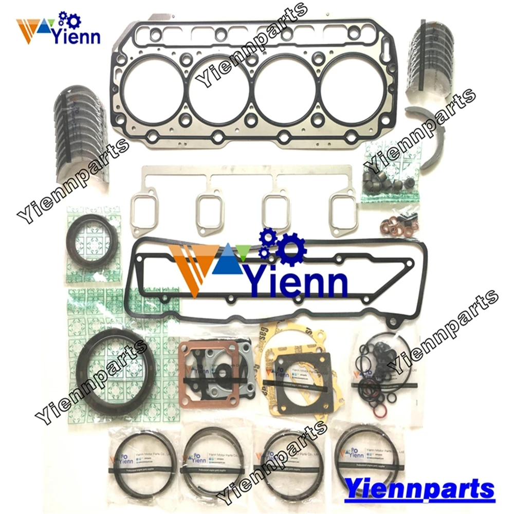 Для Yanmar 4TNE106T Ремонтный комплект повторного кольца двигателя 4TNE106-1HC 4TNE106-2HC 4TNE106T-ML