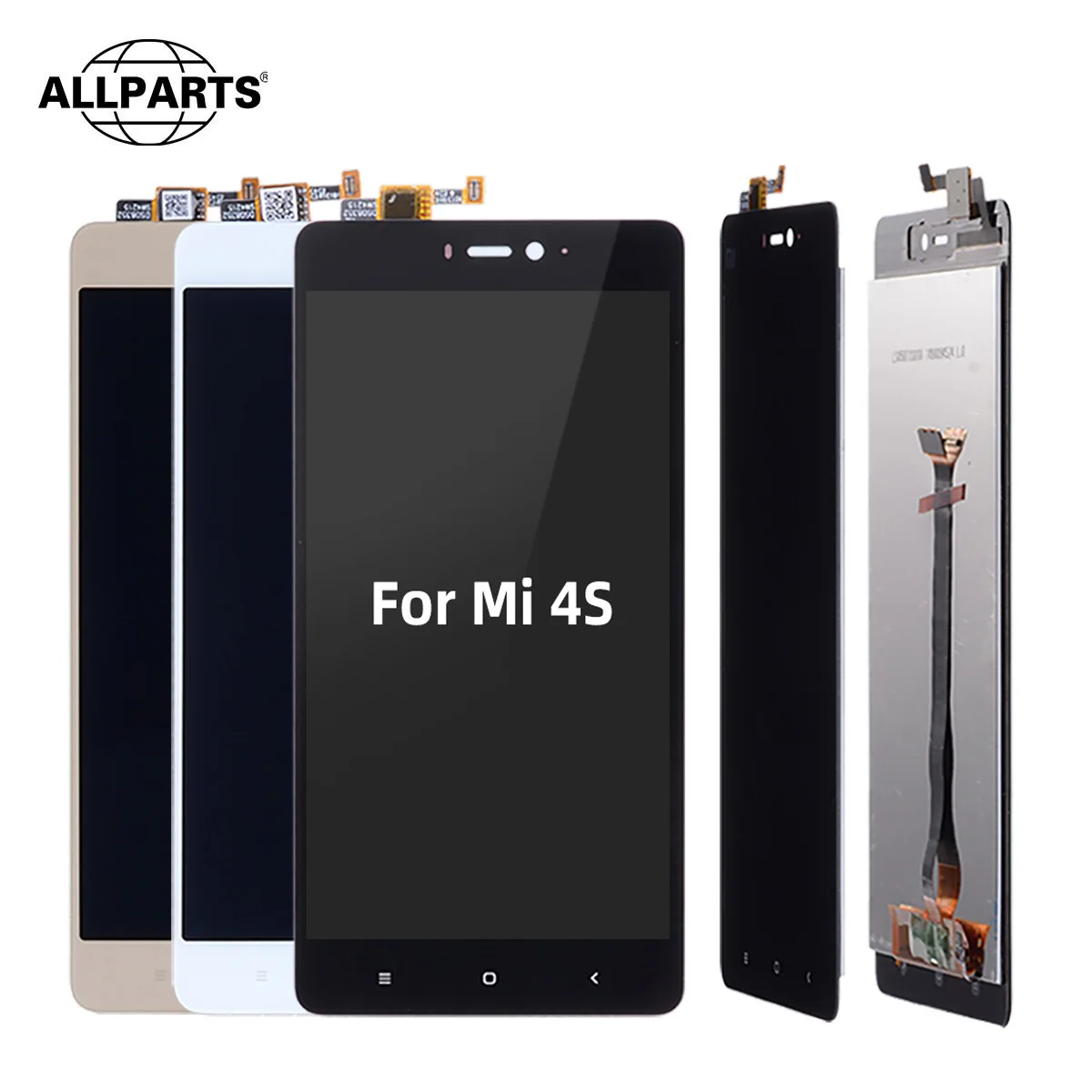 Дисплей для Xiaomi Mi 4S LCD в сборе с тачскрином Оригинал 5.0'' черный белый