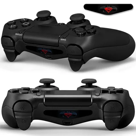 1 пара модный светодиодный свет наклейки для кафе для Playstation 4 Dualshock светодиодный световая наклейка PS4 контроллер геймпад красочная крышка кожи - Цвет: YSLED0036-2pcs