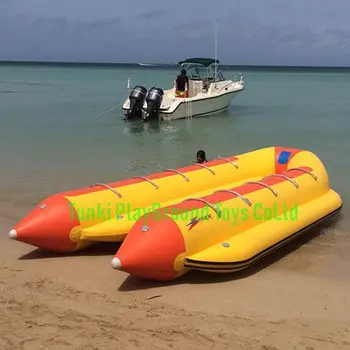 

inflatable pvc banana boat for 12 persons