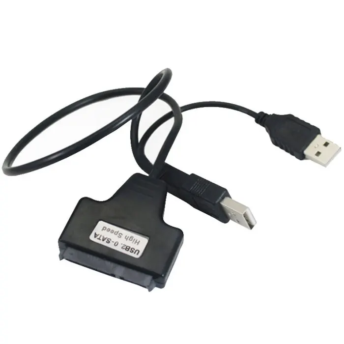 USB 2,0 на SATA, серийный выпуск ATA 15+ 7 22p конвертер Кабель-адаптер для 2,5 дюймов HDD жесткий диск для ноутбука LHB99