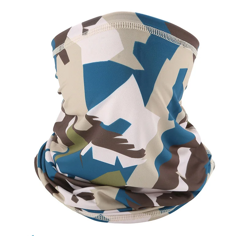 mens dress scarf Men Outdoor Cycling Sports Cold Feeling Ice Silk Hairbands Multifunctional Breathable UV Face Camouflage Neck Turban Scarves mens dress scarf