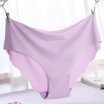 

Invisible Panties Sexy Briefs Women Underwear Thong Cotton Spandex Underpant Gas Seamless Knickers Solid Tanga Intimates