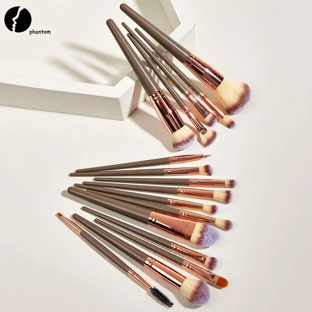 

Makeup Brushes 16 Pieces Premium Synthetic Foundation Brush Powder Blending Blush Concealer Eye Face Cosmetics Brushes Kit