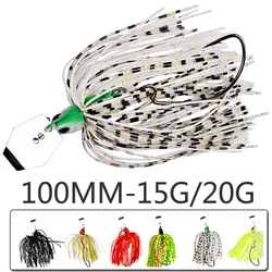 1pcs Chatterbait Tackle Fishing Lure Spinnerbait Buzz Artificial Bait Isca Walleye Fish Bass Pike Wobbler For Trolling Swimbait