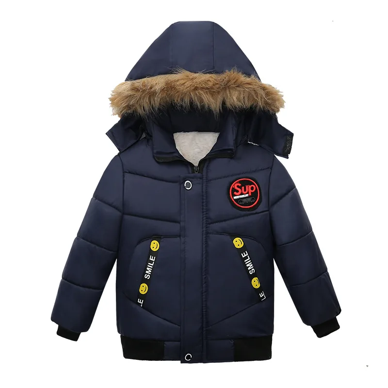 

2019 New Style CHILDREN'S Cotton Wear BOY'S Thick Coat 1911