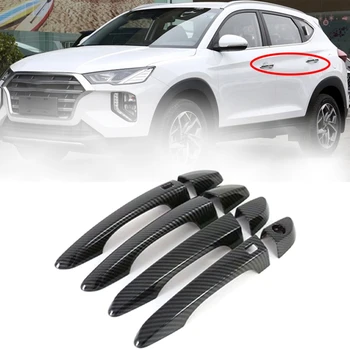 

Car Door Handle Cover Trim Molding Catch Overlay Sticker Accessories for Hyundai Tucson TL 2015-2018 2019