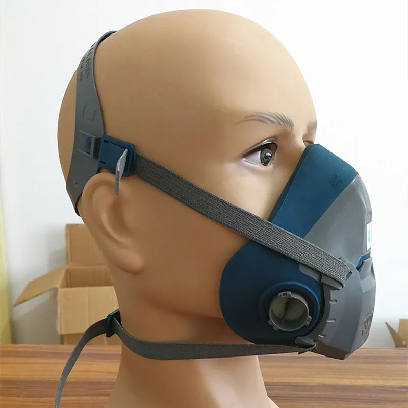 3M 6502 Half Facepiece silicone Respirator Medium size Painting Spraying Face Gas Mask face mask gas mask gas respirator half face respirator mask dustproof respirator