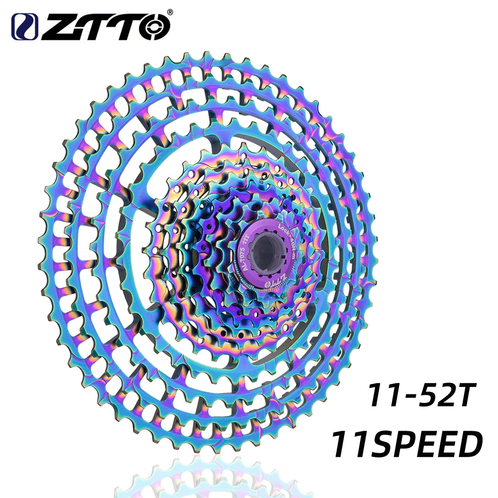 ZTTO MTB 11S 11 52T SLR2 Cassette Ultralight Colorful Freewheel 