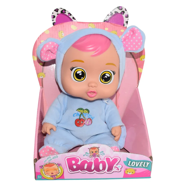 Blue 12 inch Сюрприз крик кукла стиль детские развивающие игрушки игровой дом игрушка кукла поперечная граница 12 дюймов - Цвет: Blue 12 inch