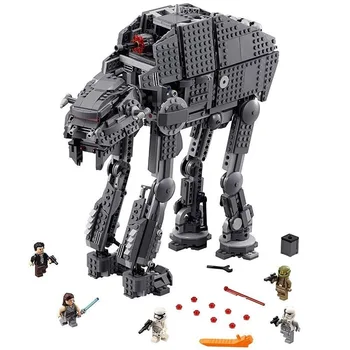 

05130 10908 Star Wars Series First Order Heavy Assault Walker Lepining Building Block Bricks Compatible 75189 Starwars Toys