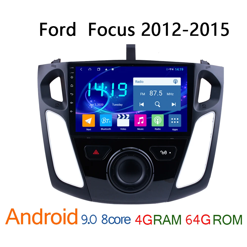 4G + 64G IPS android Авторадио для Ford Focus 2012-2015 автомобильное радио DVD Мультимедиа GPS