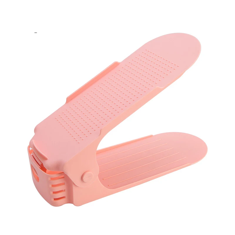 8pcs-light pink 8 шт. домашний органайзер для обуви современный двойной чистящий стеллаж хранение обуви гостиная удобный Обувной Ящик для обуви Органайзер Подставка Полка - Цвет: 8pcs-light pink