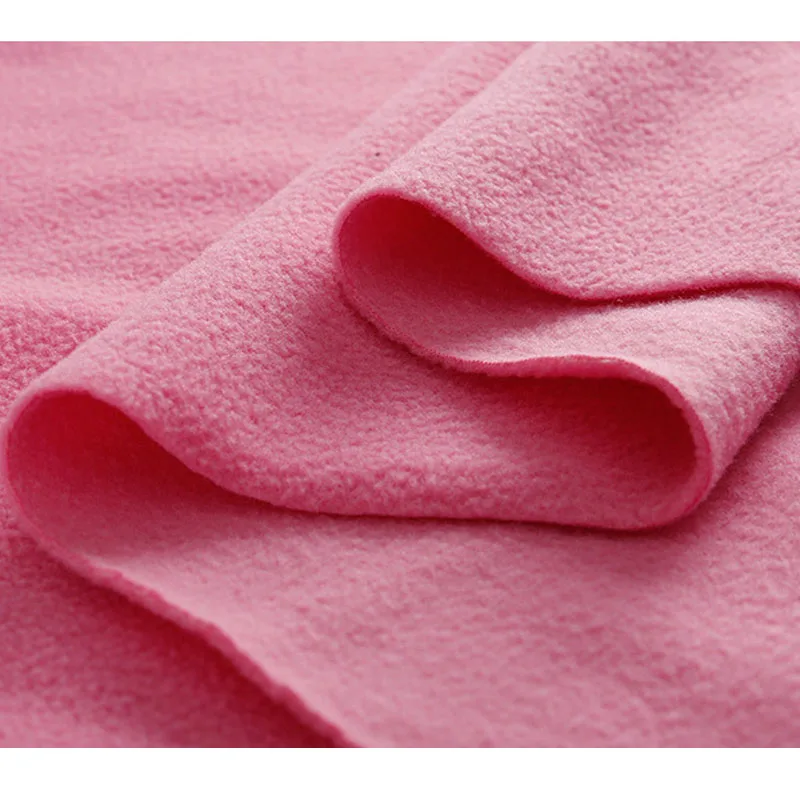 Polar Fleece Fabric Weft Knitted Polar Fleece Fabric for Blanket Thicken Cotton Sweater for cloth