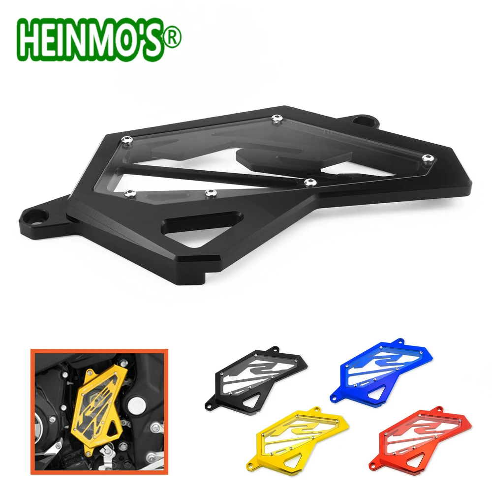 Передняя Звездочка защитная крышка цепи для Yamaha YZF R3 MT25 MT03 2015 2018 R25 2013 черная