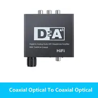 ממ גק כדי קואקסיאלי SPDIF כדי קואקסיאלי / SPDIF Toslink אופטי RCA R / L אודיו 3.5 מ"מ ג