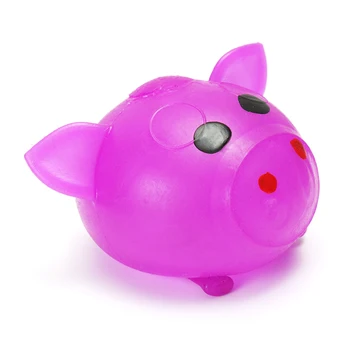 

1Pcs Jelly Pig Soft Cute Piggy Stress Relief Ball Small Soft Antistress Toy Gifts for Children Adult Novelty Gags Random Color