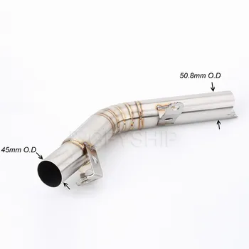 

For Suzuki GSXR 600 750 2011 to 2019 GSXR 750 GSXR600 L1 GSXR750 Decat Escape Catalyst Delete Pipe Motorcycle Exhaust Link Pipe