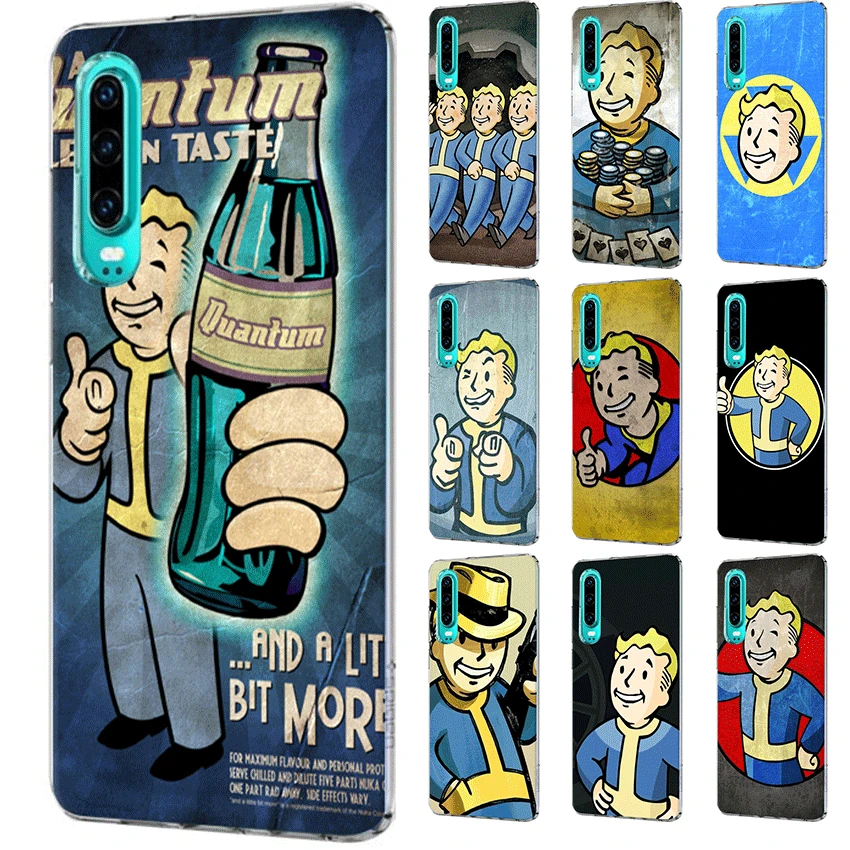 

Mobile Phone Case For Honor 6A 6C 7A 7X 8 8X 8C 9 9X 10 20 Lite Pro Hard Cover Fallout Vault Boy Shell