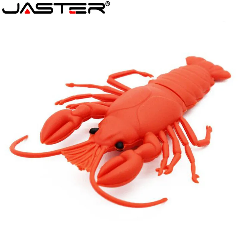 JASTER st мультфильм красный омар usb2.0 4 ГБ 8 ГБ 16 ГБ 32 ГБ 64 ГБ флеш-накопитель USB флеш-накопитель креативный подарок