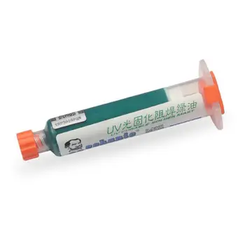 

New 5Pcs 10Ml Green Mechanic Circuit Board Uvpcb Curable Curing Solder Mask Ly-Uvh900