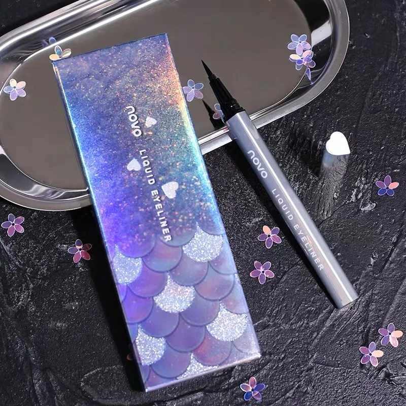 

Mermaid Wave Eyeliner Heart shape Pen Tube Smooth Matte Easy to draw Waterproof Long lasting Quick dry Beauty Eyeliner Pen