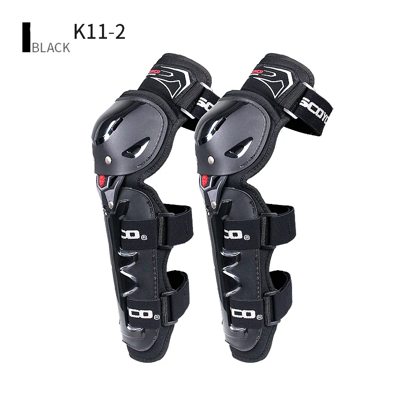 K11-2 SCOYCO Защитное снаряжение для мотоцикла наколенники CE мотоцикл Открытый наколенник Защитная Экипировка s гоночный наколенник - Цвет: K11-2