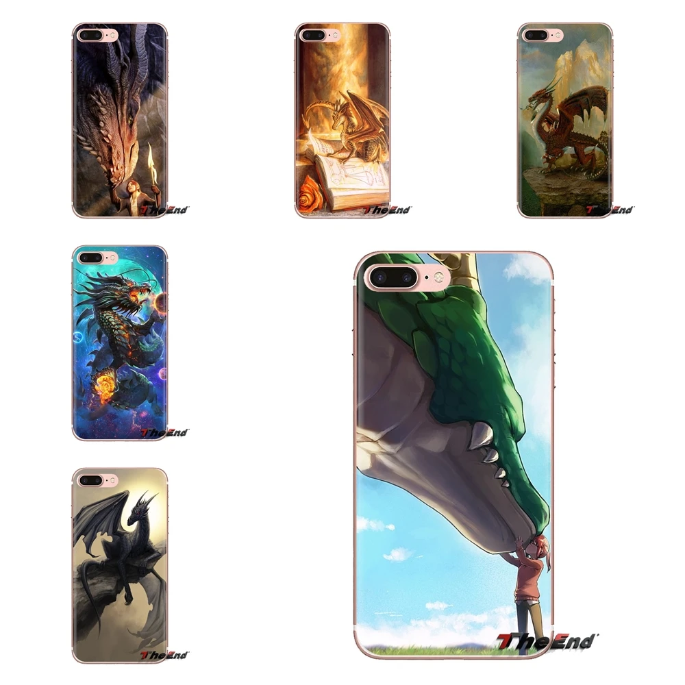 Для Xiao mi 6 A1 Max x 2 5X 6X Red Note 5 5A 4X 4A A4 4 3 Plus Pro ТПУ прозрачные чехлы дракон изображения |