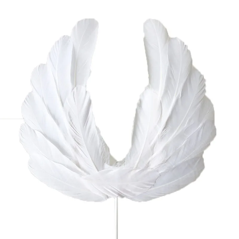 1Pcs Angel Feather Wing Flag/Angel Doll Cake Toppers For Wedding Birthday Party Dessert Valentine'S Day Cake Top Decoration