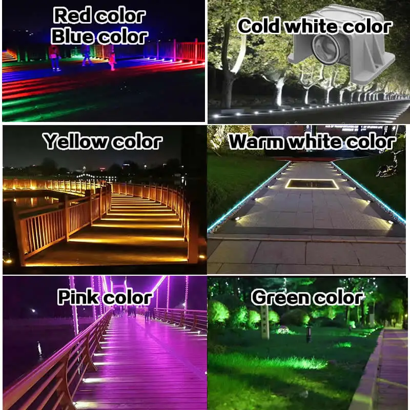 LED Path lighting Floor Light Ground Lamp Outdoor Garden Way Decking Underground Lamps 3W Waterproof 220V 110V 5