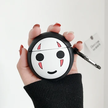 

3D Funny Faceless Man Bluetooth Earphone Case For Freebuds 3 Wireless Headphone Cute Soft Silicone Cover For Huawei Free buds 3