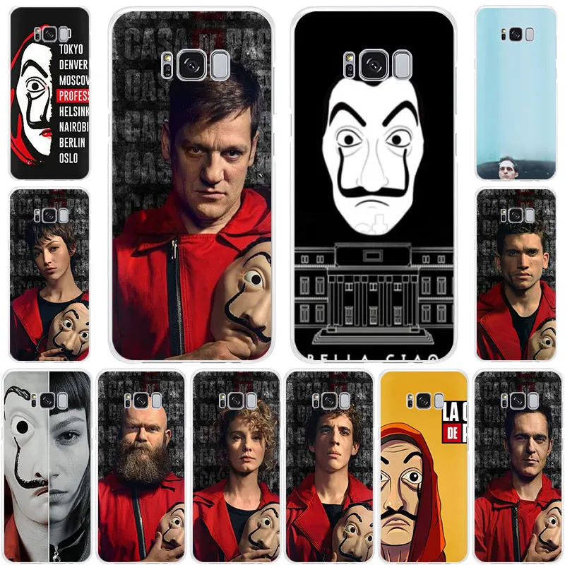 La Casa De Papel TV Money Heist Soft TPU Silicone phone case for Samsung Galaxy S11 S11E M40 M30 M20 M10 Note10 8 9 A51 A71 A10e