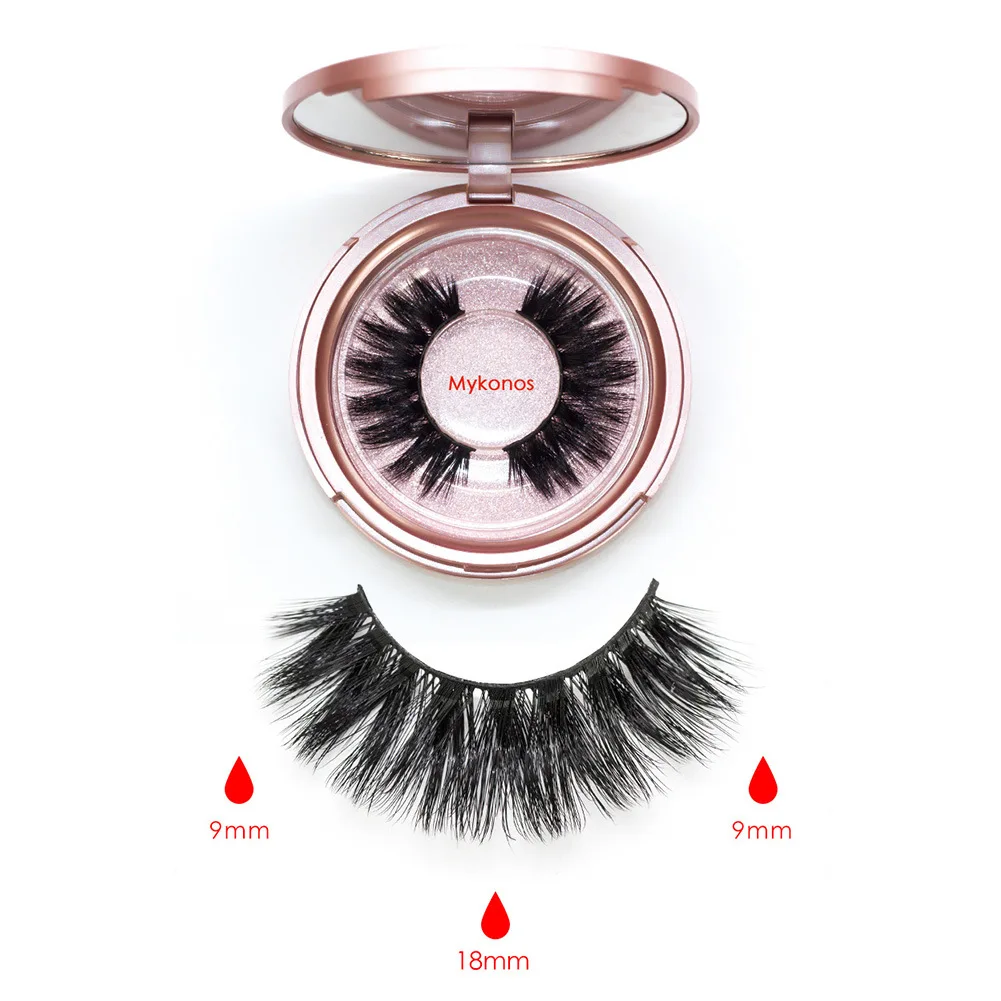 Магнитная подводка для глаз набор ресниц натуральный густой ручной работы без клея предотвращает аллергию Магнитные поддельные ресницы с аппликатором для ресниц