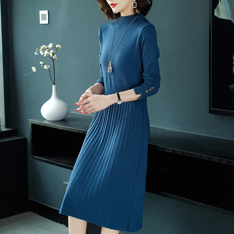 

Fashion And Personality Elegant Elegant Elegant Versatile by Age Trend Slimming Western Style Jersey Dress