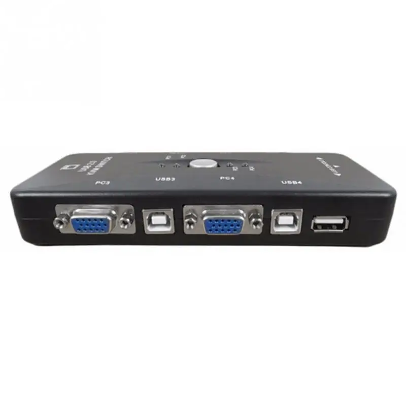 Vga-разветвитель переключатель стабильной передачи синхронизации Kvm 4 Порты и
