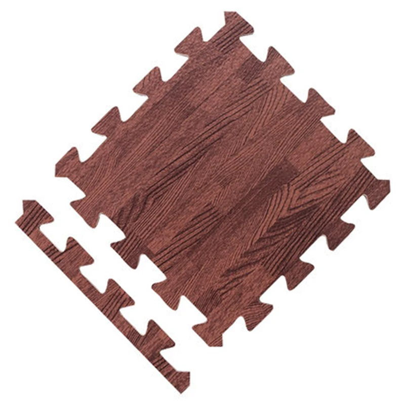 Imitation wood grain Коврик для ползания, имитация дерева, ковер, гусеничный коврик, утолщенный, для гостиной, игровой коврик - Цвет: Imitation wood grain