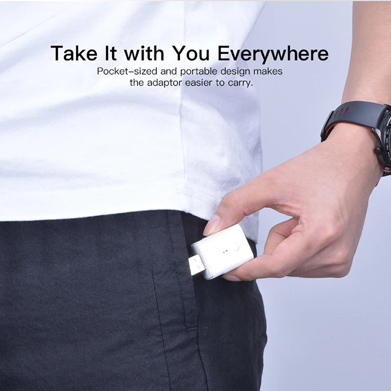 Смарт адаптер FrankEver Wifi Mini Micro USB 5 В беспроводной usb питания работает с приложением
