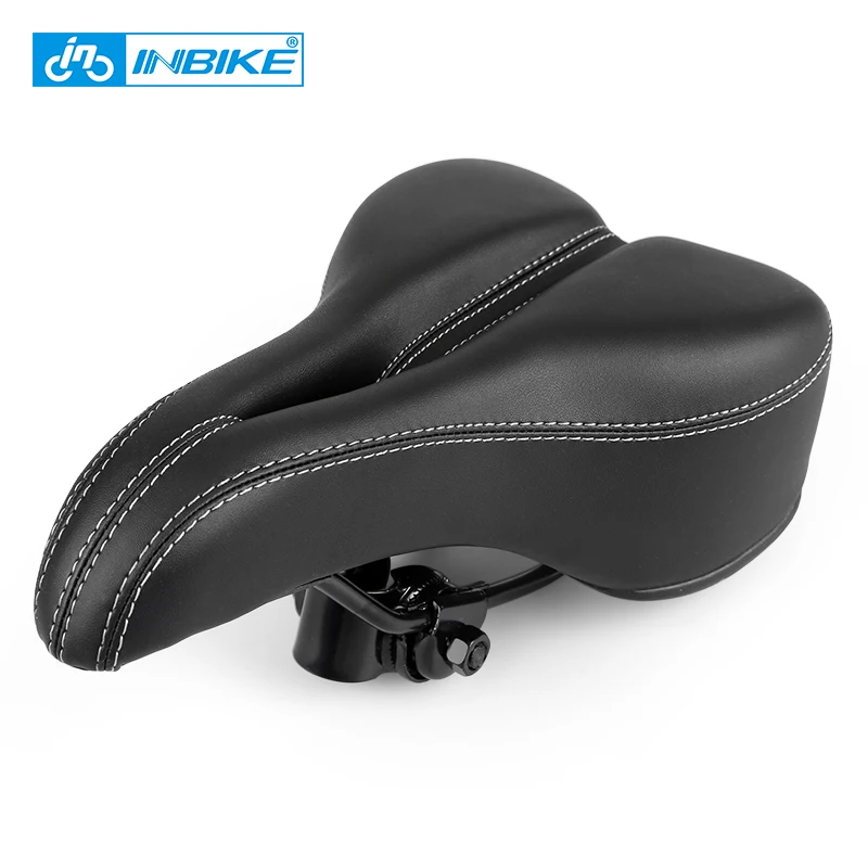 INBIKE Comforteble Велосипедное Сиденье мягкое велосипедное седло для горного велосипеда дорожный велосипед седло кожа переднее сиденье Chusion велосипедные части