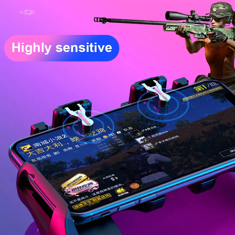 Мобильный кулер для телефона Pubg контроллер геймпад контроллер шутер контроллер бесшумный вентилятор геймпад, джойстик портативный