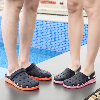 

Garden Slip On Resistant Kitchen Shoes Chef Clogs Multifunctional Restaurant Safety Work Medical Shoes For Men Women size 36-45