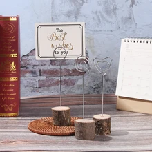 1/5 шт в виде пенька из металлической проволоки Бизнес, с отделением для карт, на свадьбу, для рождественской вечеринки карточка с именем и местом держатель офисный стол меню фото зажимы