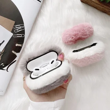 

Plush Color Matching For Apple Airpods Pro 3 Earphone Protective Case For Air Pods 1/2/3 Simple Headset Cover Charging Box