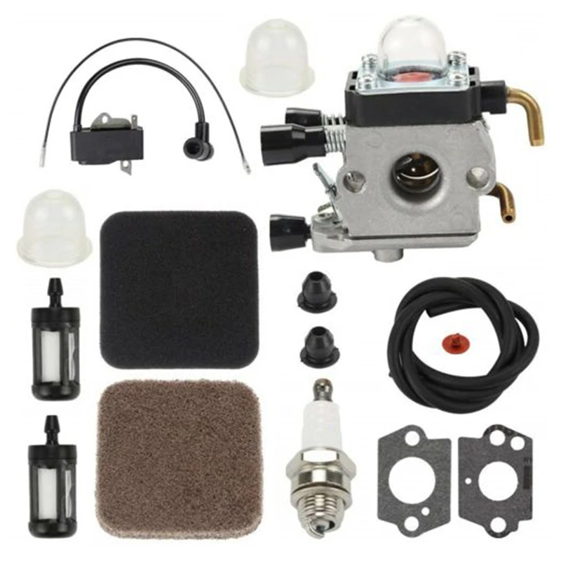 Комплекты для замены карбюратора для Stihl FS75 FS80 FS80R FS85R FS85T FS85RX Carb комплект катушки зажигания