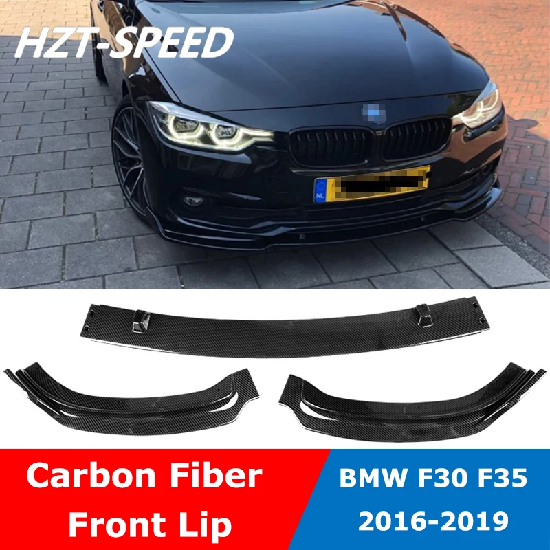 

F30 3 PCS Split ABS Front Bumper Lip Shovel Chin Spoiler Diffuser For BMW 3 Series F35 320LI Standard Car Styling 2013-2019