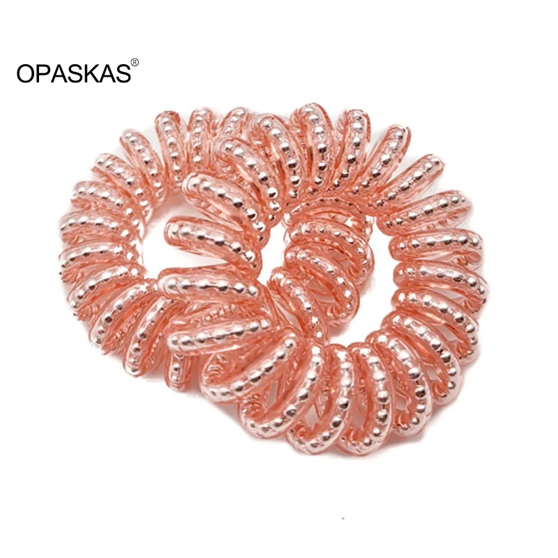 Spiral No-Crease Hair Ties – Strong Grip Ponytail Holders