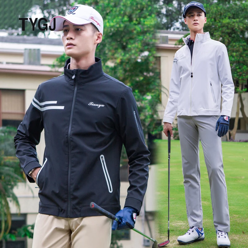 Nuova giacca da Golf da uomo abbigliamento da Golf 2021 autunno inverno top  antivento abbigliamento da Golf camicia sportiva da esterno calda e sottile| Golf Jackets| - AliExpress