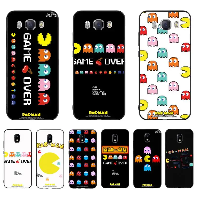 HTXian Pacman чехол для задней панели мобильного телефона с корпусом Samsung J7 J8 J6 J4Plus J5